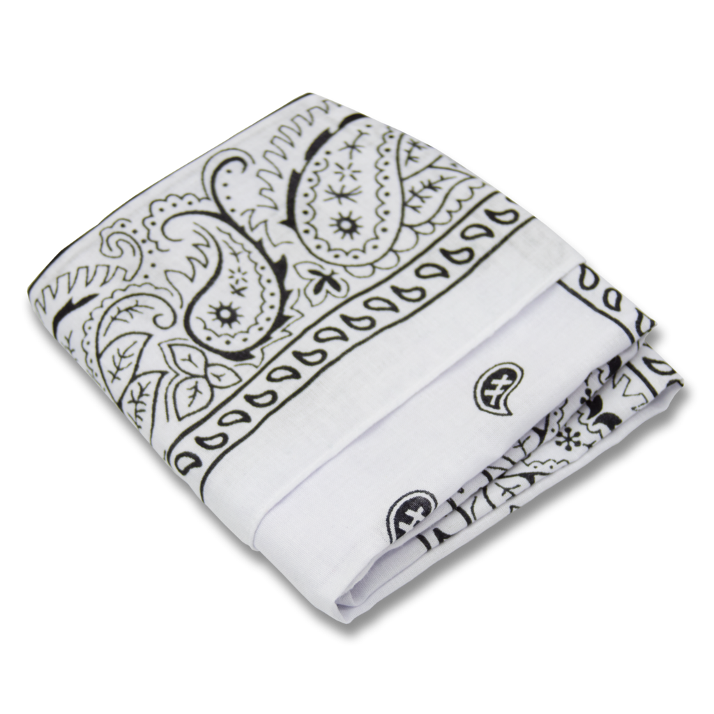 white bandana slides